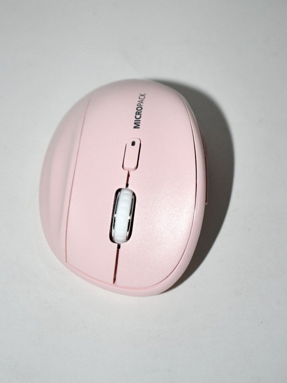 MICROPACK Ergonomic Wireless Vertical Mouse, USB Receiver, Pink, PC/ Laptop, NO